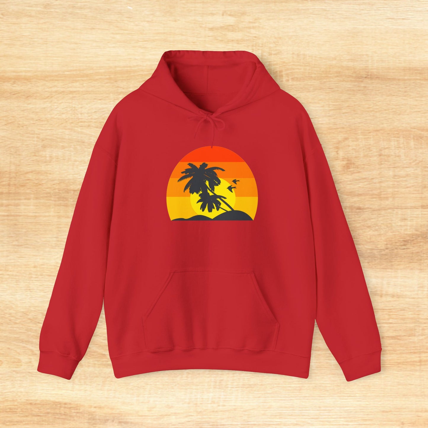 Palm Sunset Hooded Sweatshirt