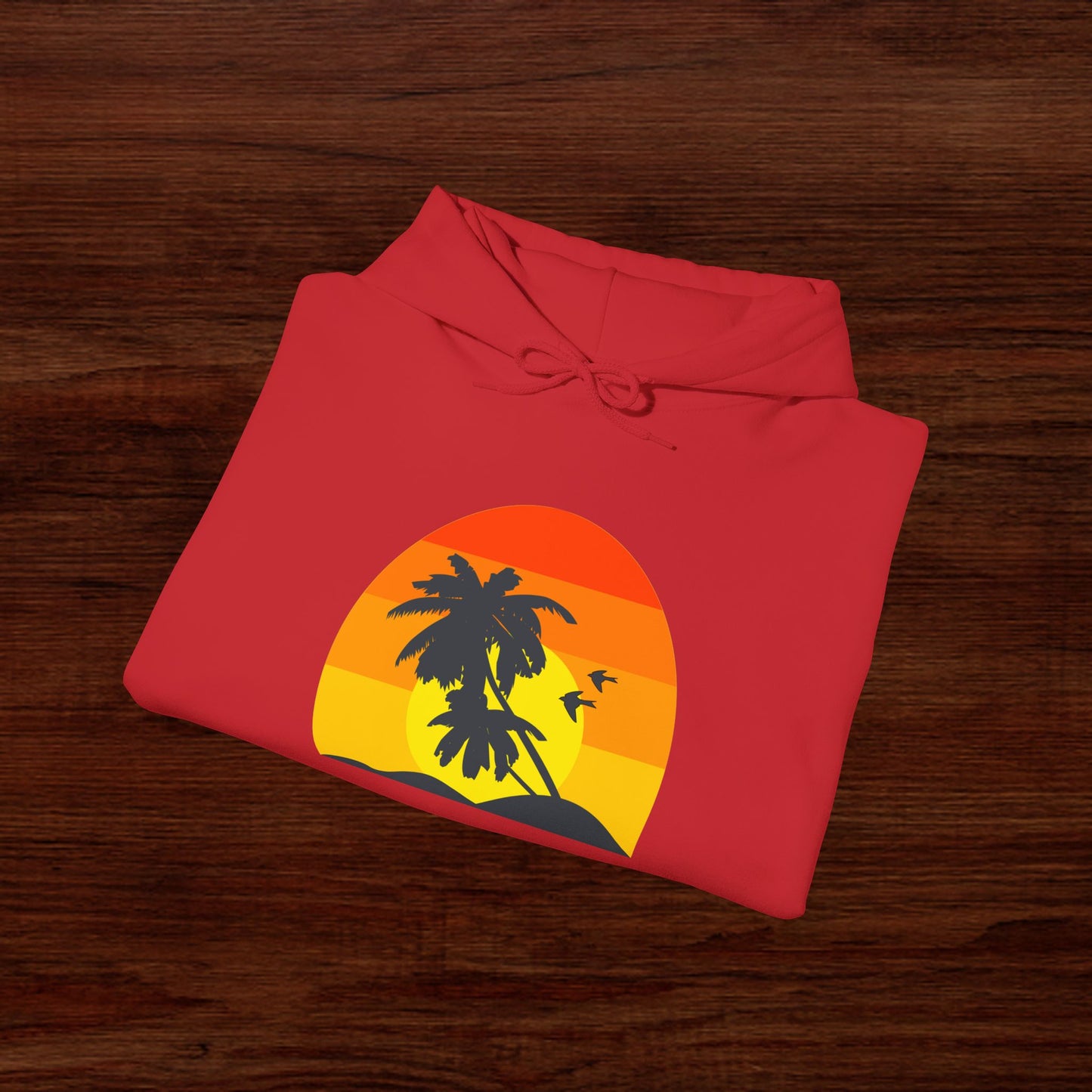 Palm Sunset Hooded Sweatshirt