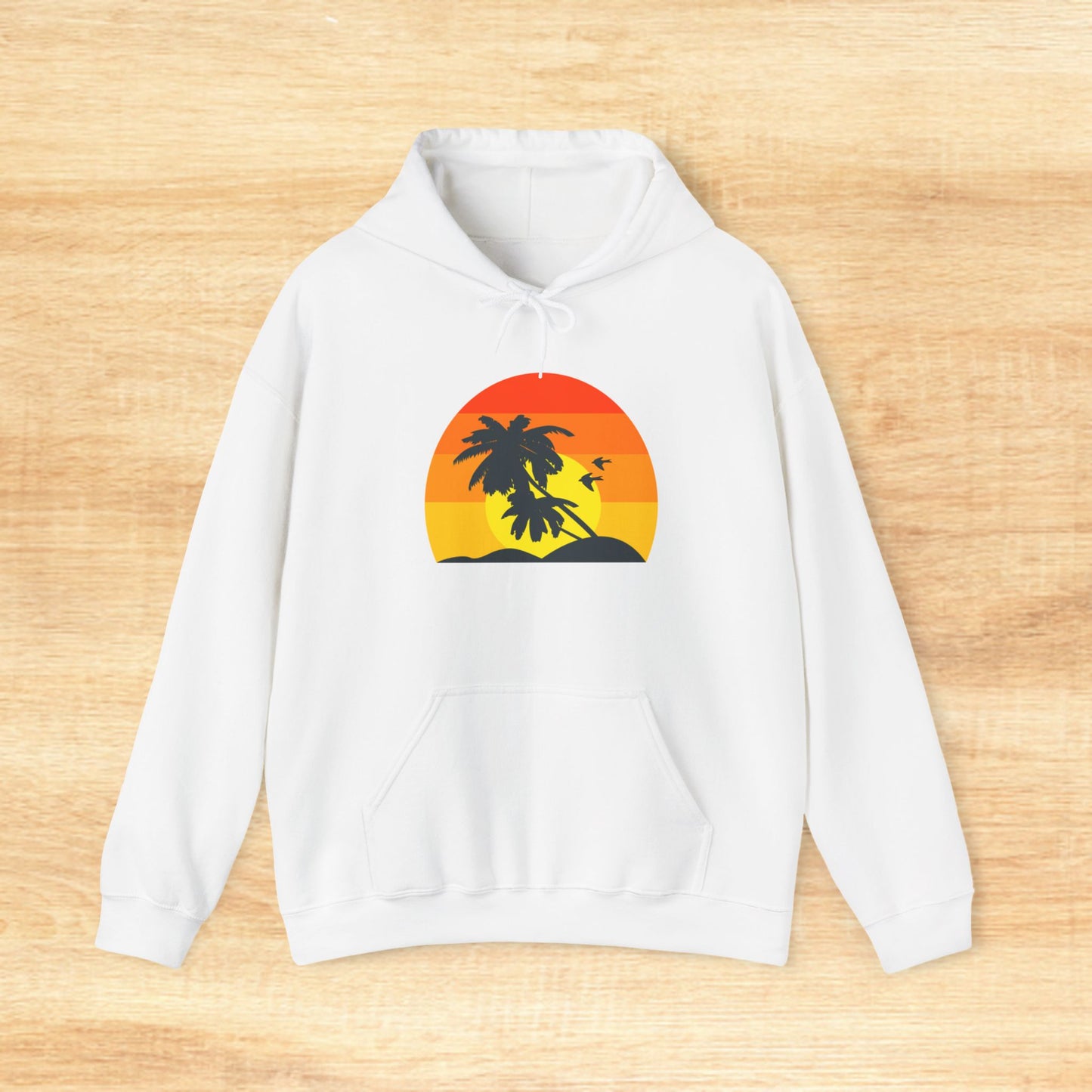 Palm Sunset Hooded Sweatshirt