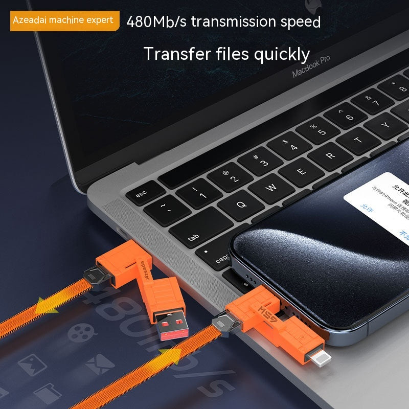 Armor Series 65W Fast Charge Data Cable Two Drag Two