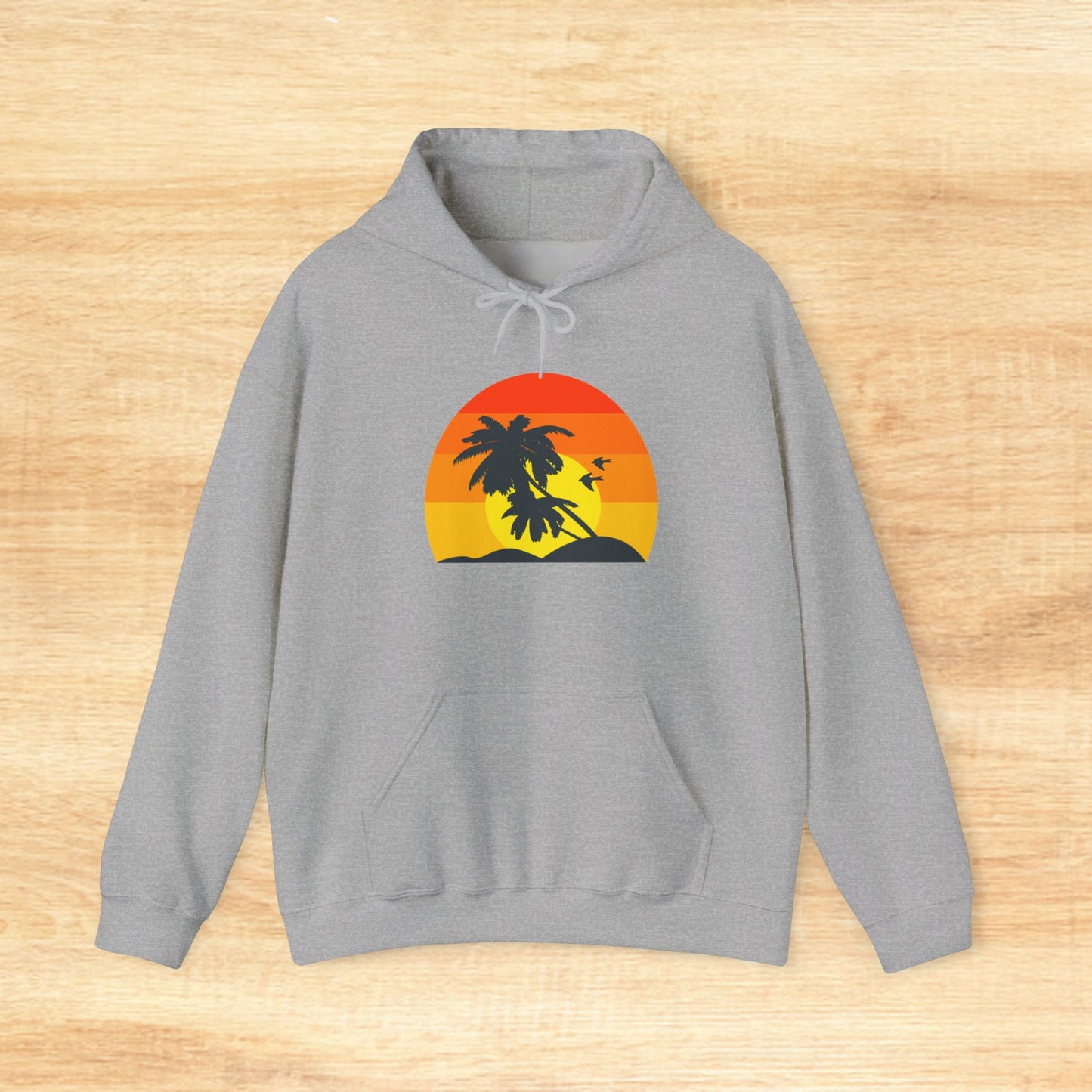 Palm Sunset Hooded Sweatshirt