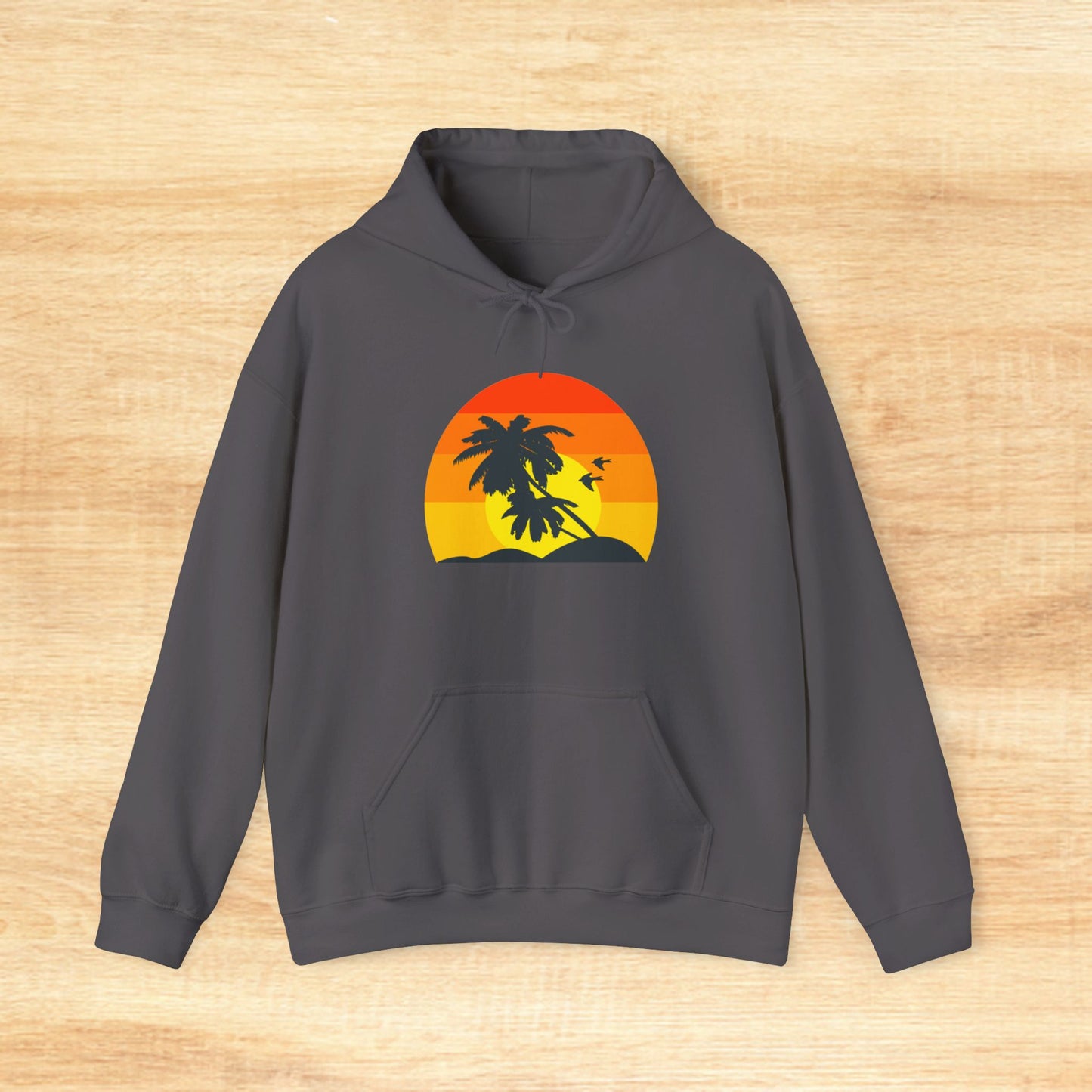 Palm Sunset Hooded Sweatshirt