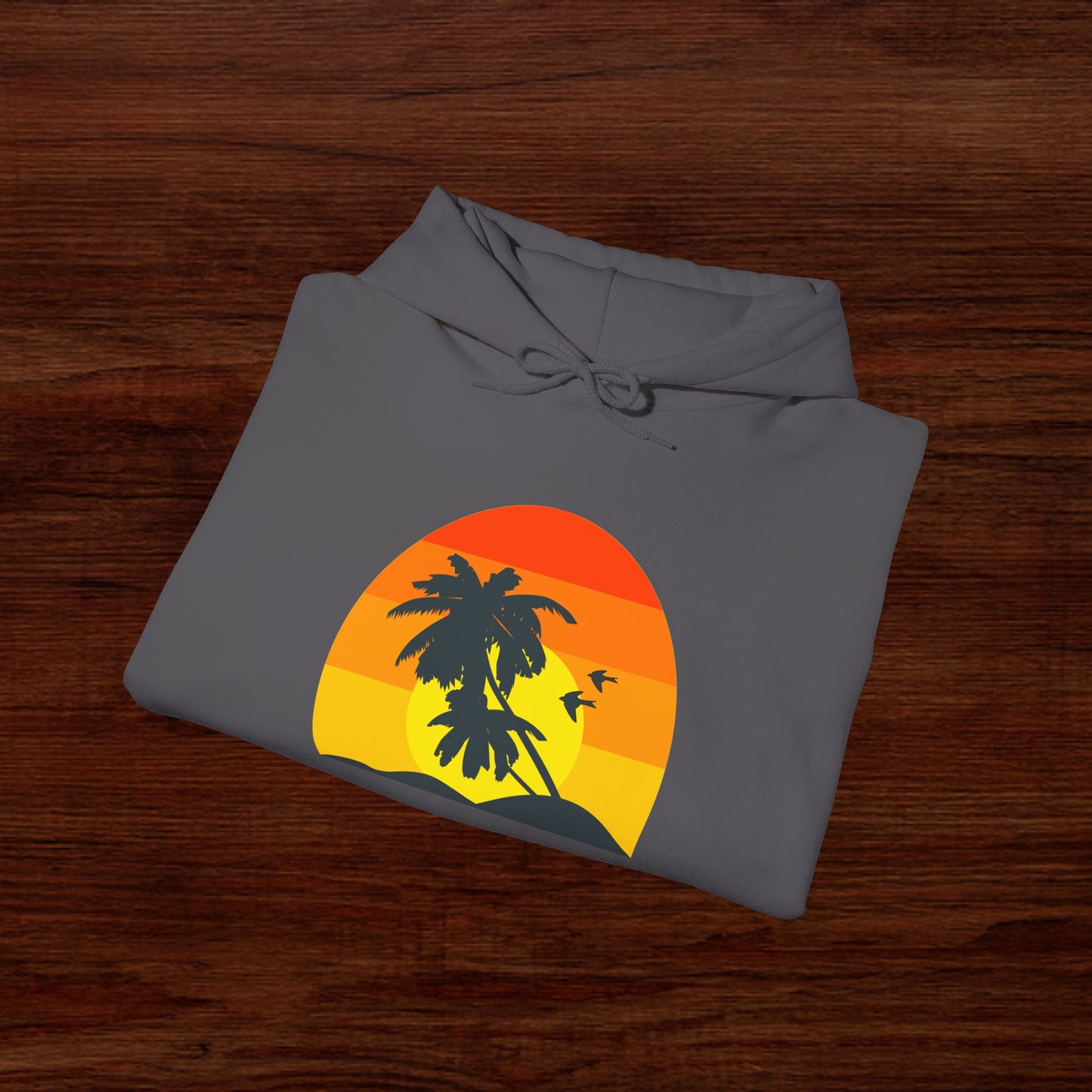 Palm Sunset Hooded Sweatshirt