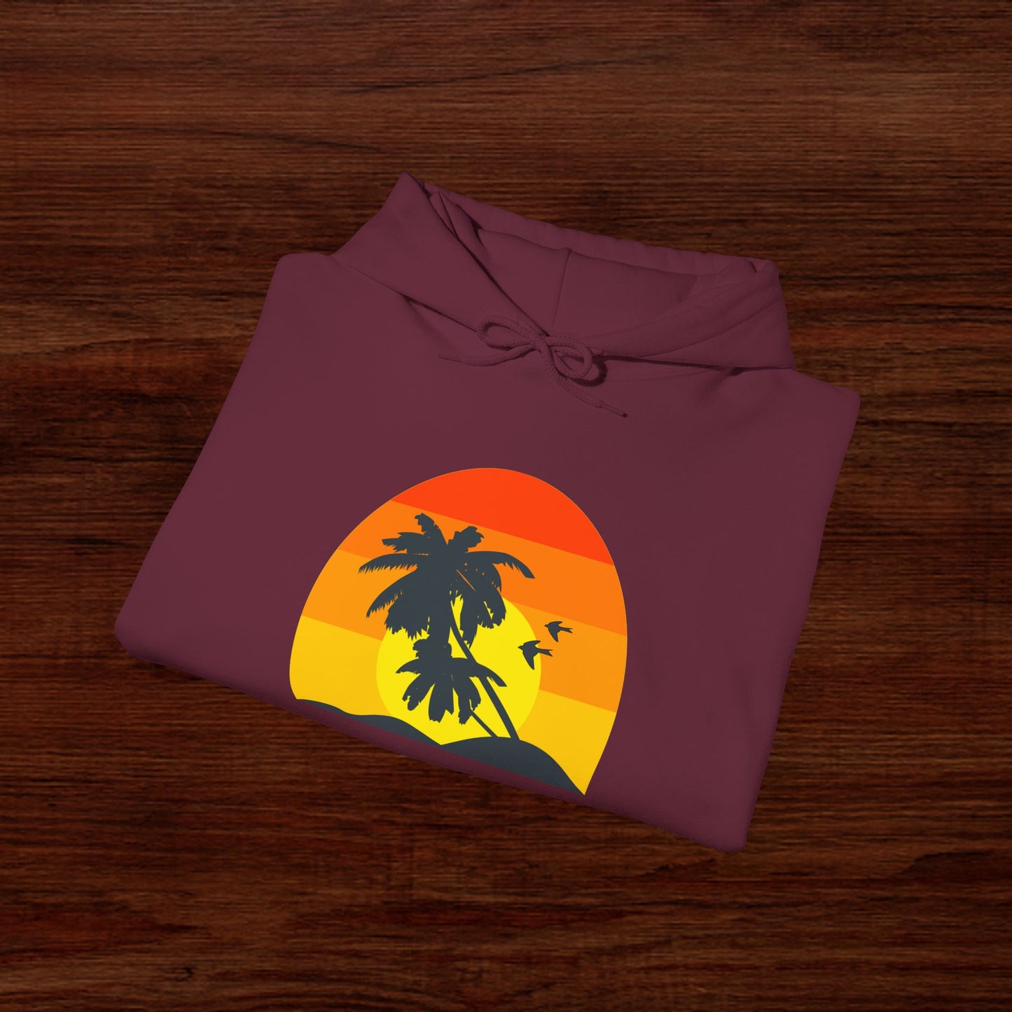Palm Sunset Hooded Sweatshirt