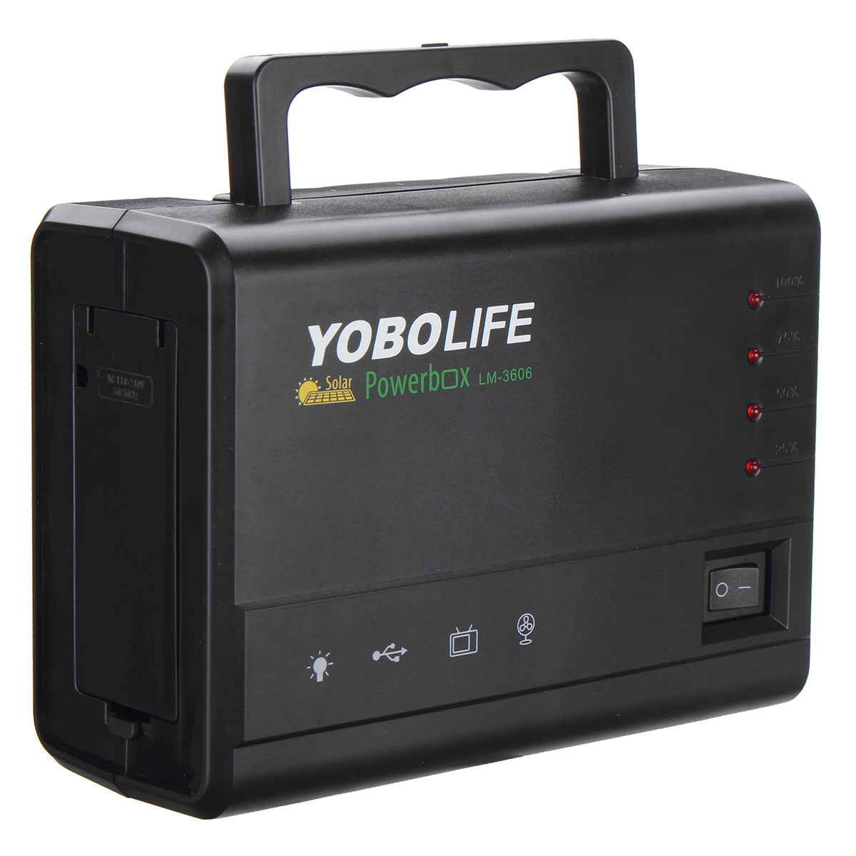 Solar Generator 220 V Solar Lamp Household Outdoor Lamp With Plug-In Solar Cell Phone Charging