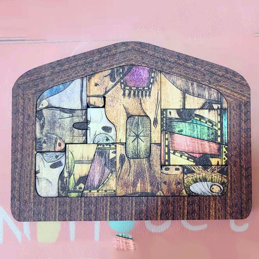 Wooden Jesus Puzzle Wood Firing