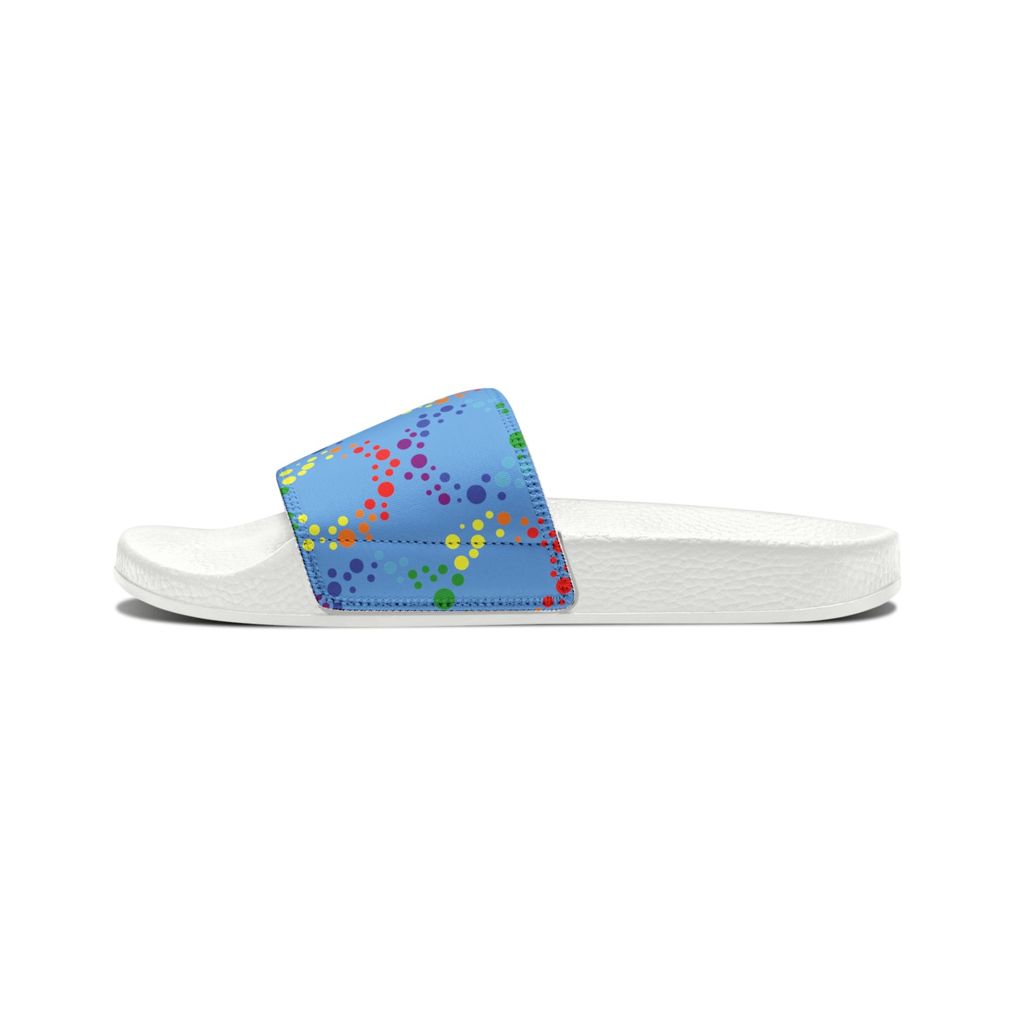 Autism Awareness Youth PU Slide Sandals
