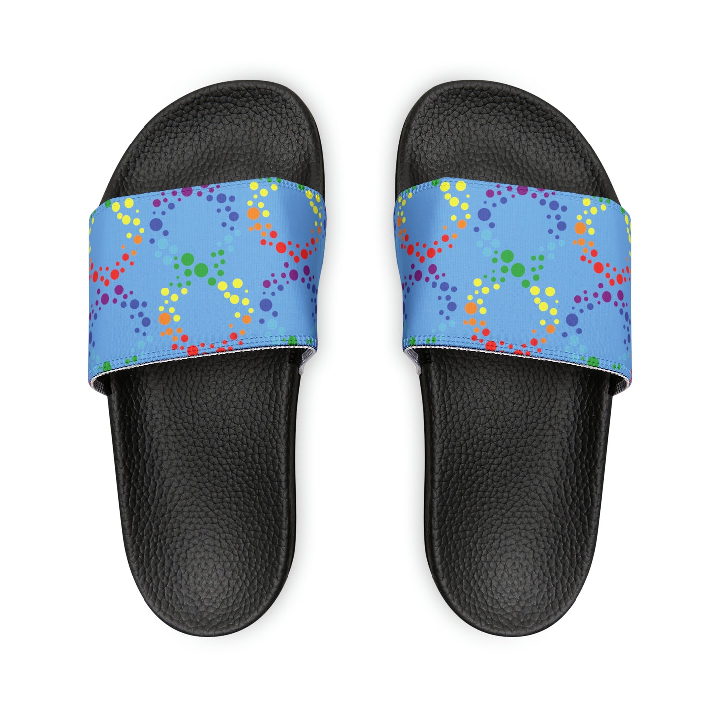 Autism Awareness Youth PU Slide Sandals