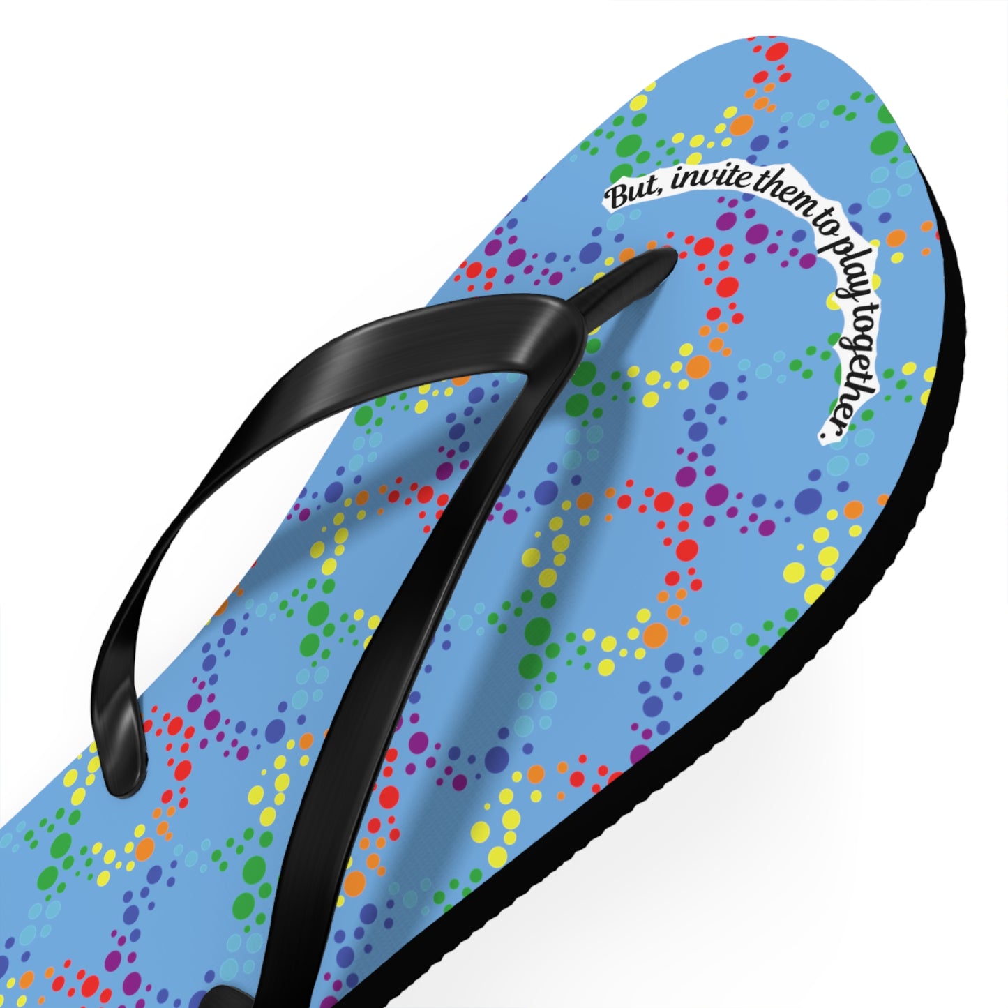 Autism Awareness Flip Flops