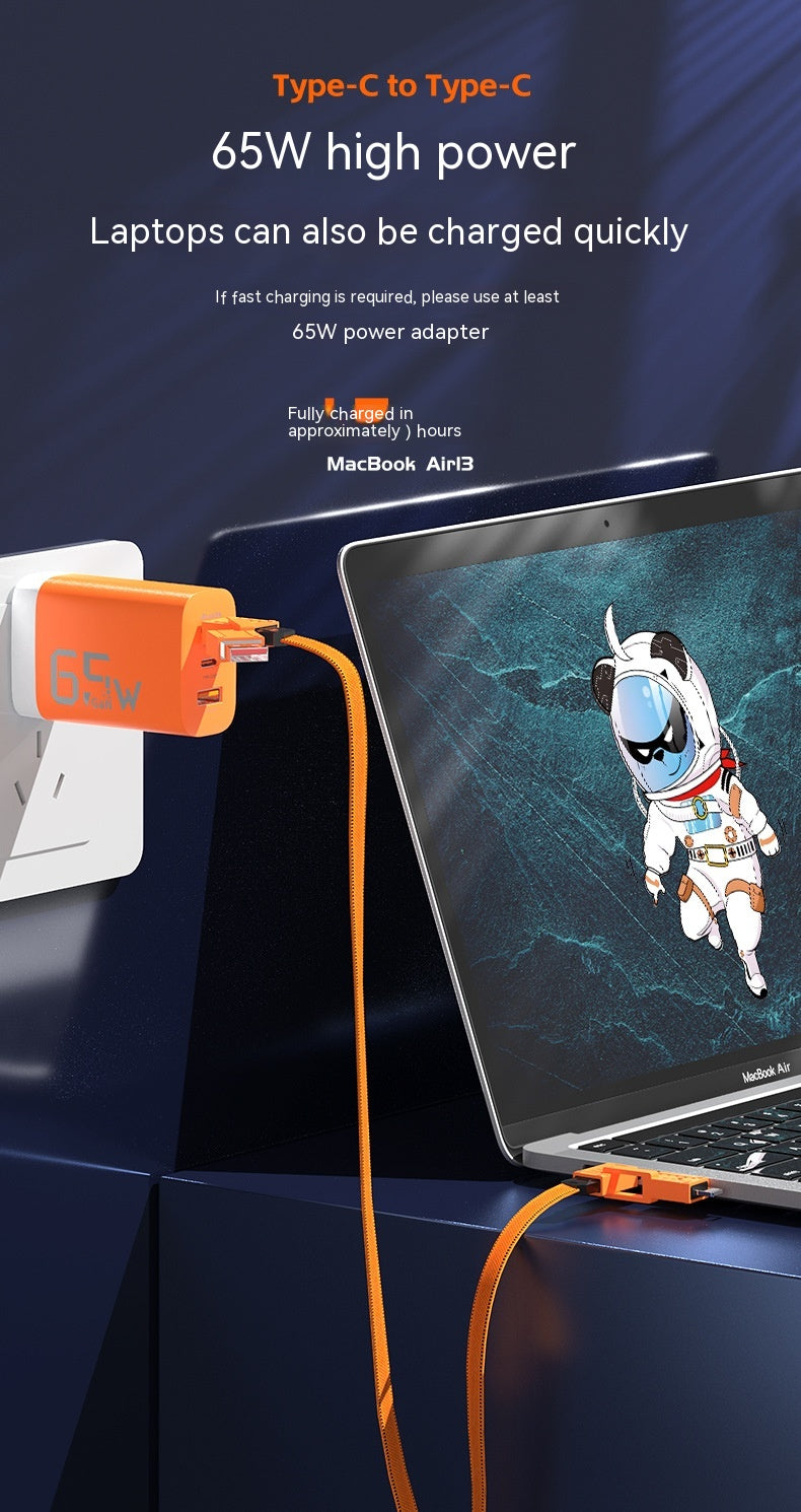 Armor Series 65W Fast Charge Data Cable Two Drag Two