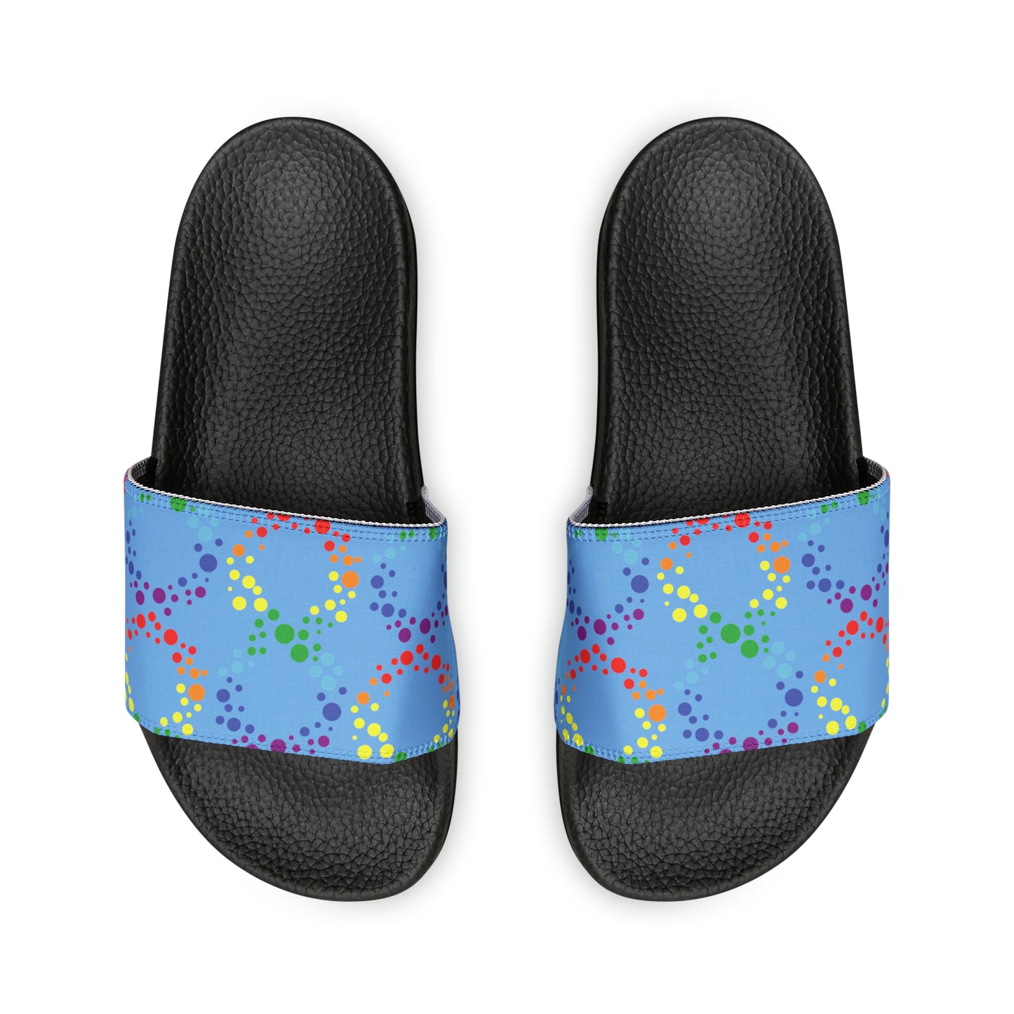 Autism Awareness Youth PU Slide Sandals