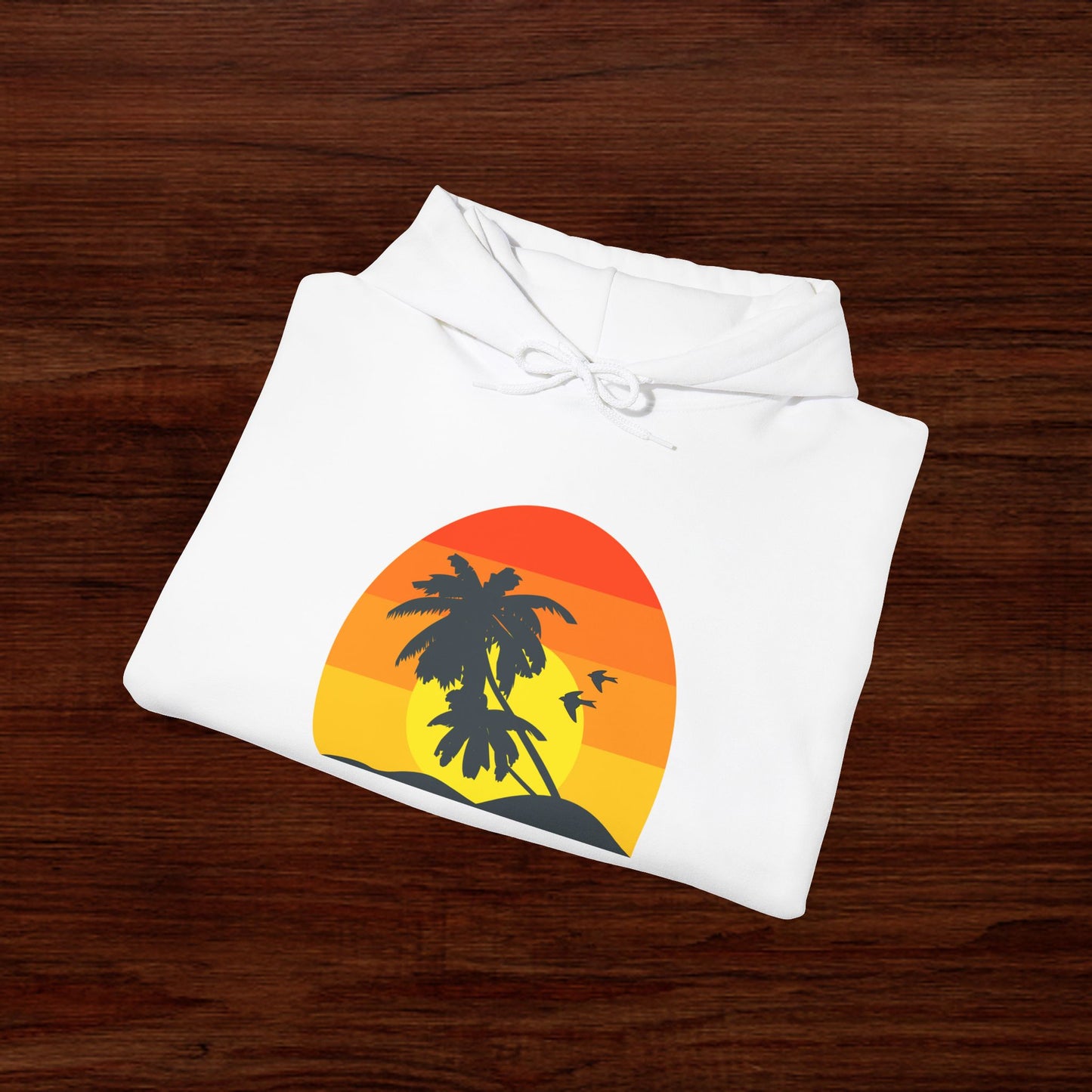 Palm Sunset Hooded Sweatshirt