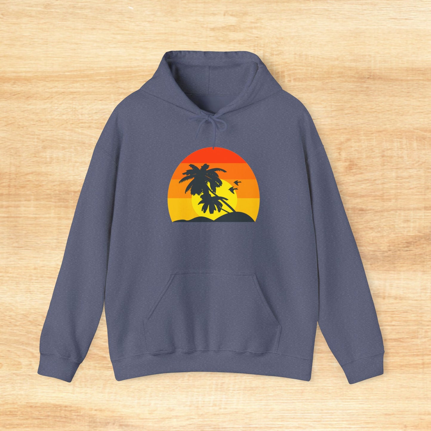 Palm Sunset Hooded Sweatshirt