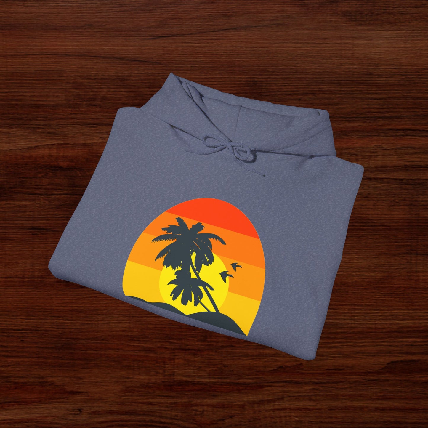 Palm Sunset Hooded Sweatshirt