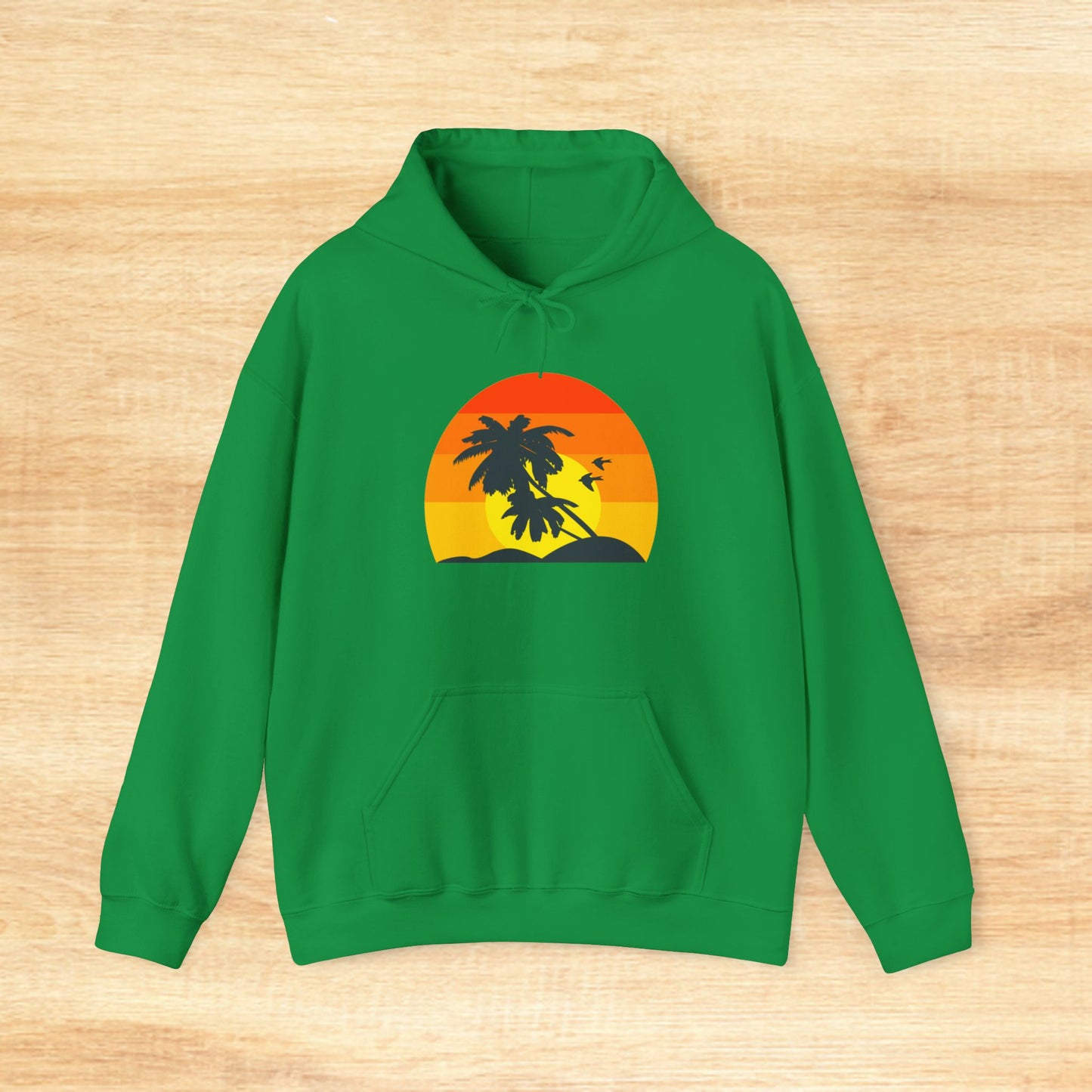 Palm Sunset Hooded Sweatshirt