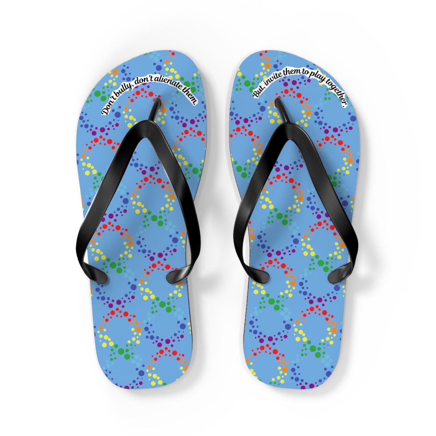 Autism Awareness Flip Flops