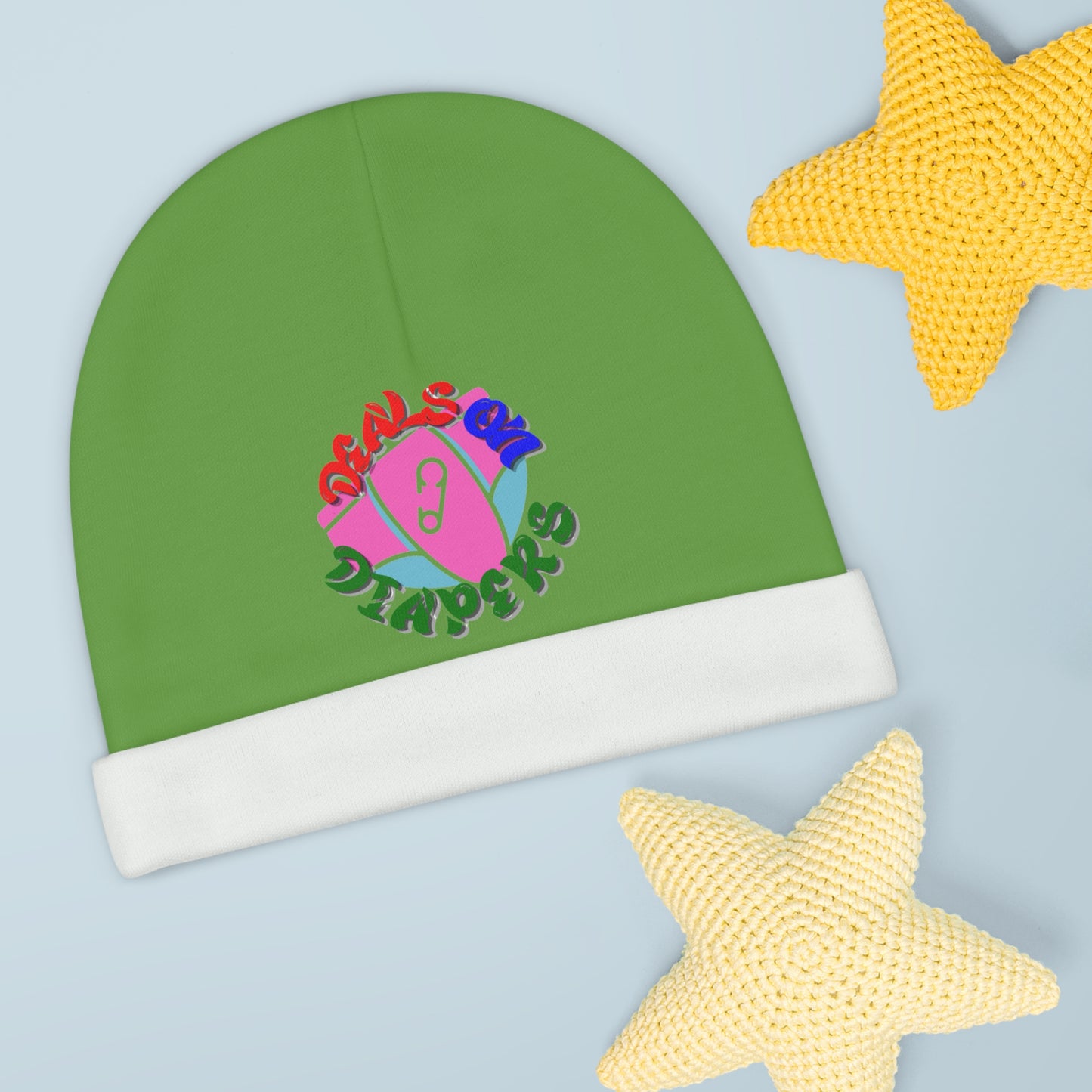 Deals On Diapers Baby Beanie (Green)