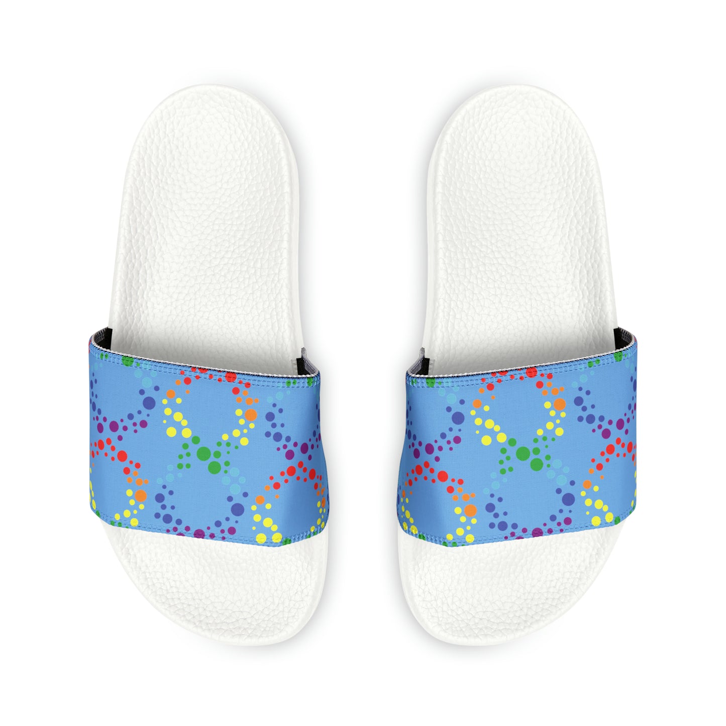 Autism Awareness Youth PU Slide Sandals