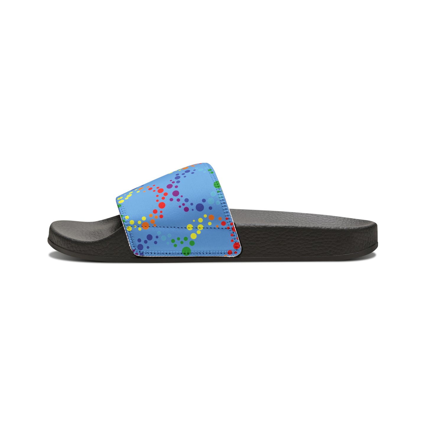 Autism Awareness Youth PU Slide Sandals