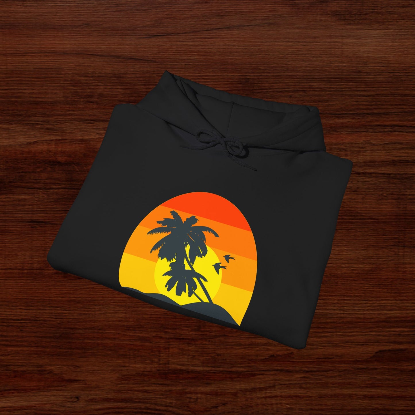 Palm Sunset Hooded Sweatshirt