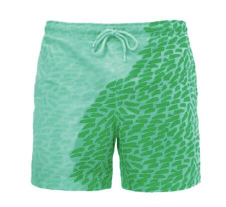Discoloration In Water Beach Sports Fitness Shorts Quick-Drying Swimming Trunks Temperature Change