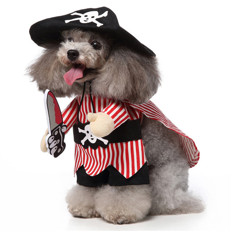 Cosplay Pet Supplies Stand Up Funny Dog Clothes Upright