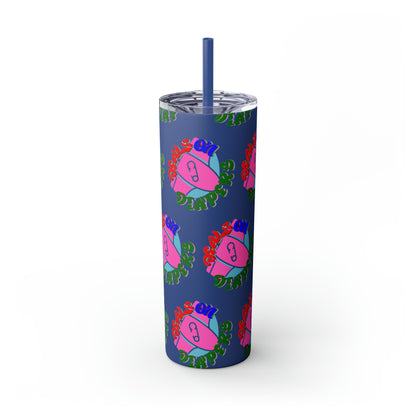 Deals On Diapers Skinny Tumbler with Straw, 20oz