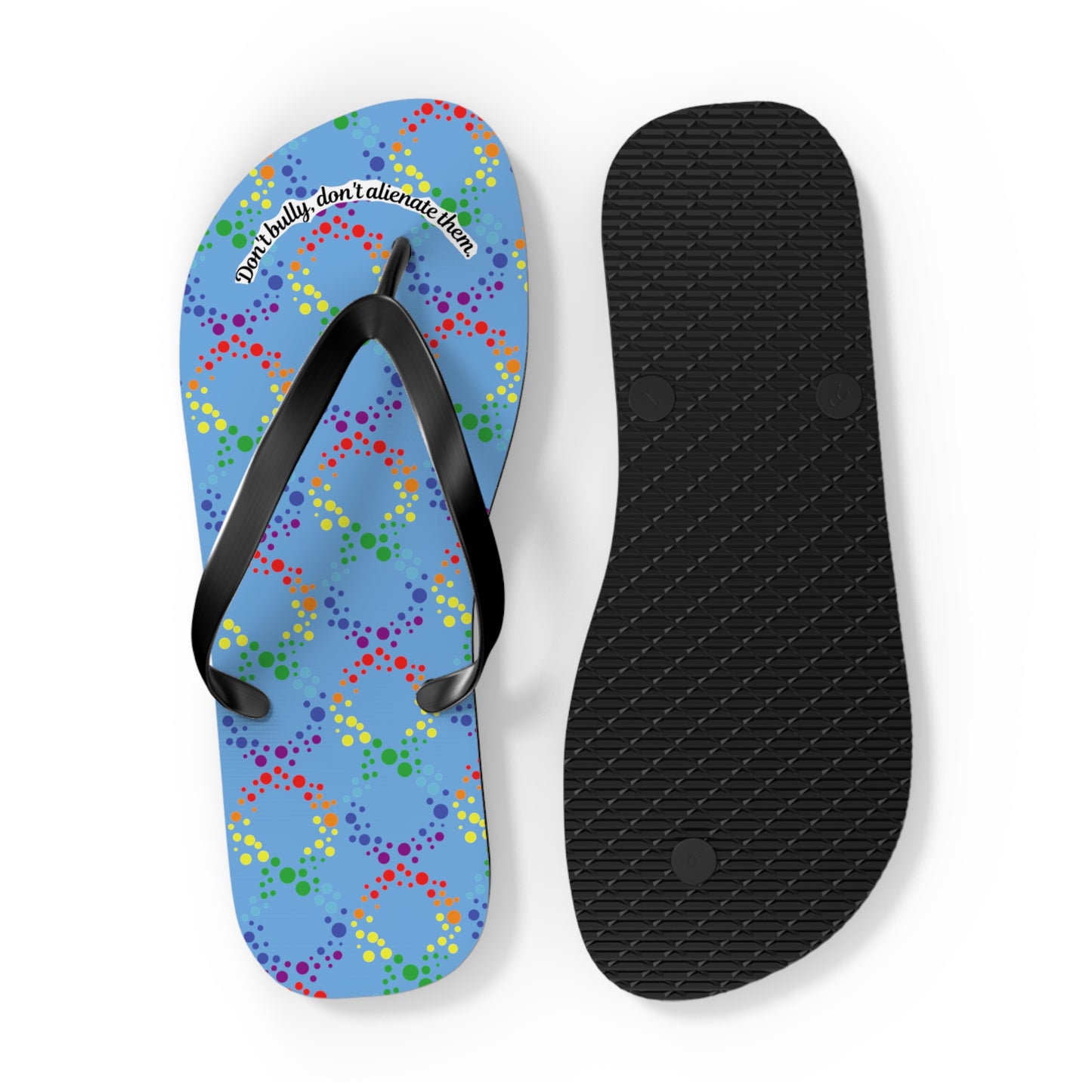Autism Awareness Flip Flops