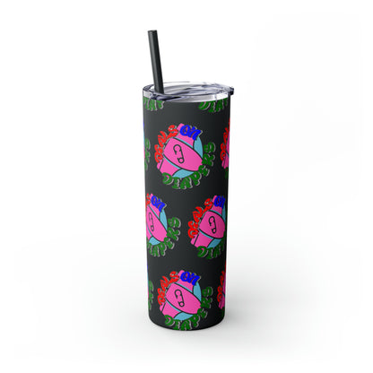 Deals On Diapers Skinny Tumbler with Straw, 20oz