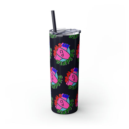 Deals On Diapers Skinny Tumbler with Straw, 20oz