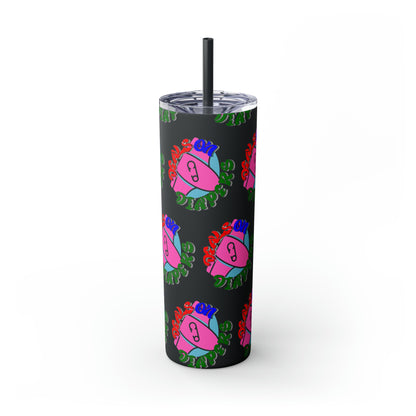 Deals On Diapers Skinny Tumbler with Straw, 20oz