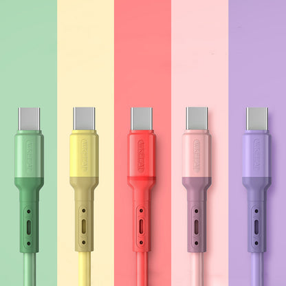 Liquid silicone flash charging data cable