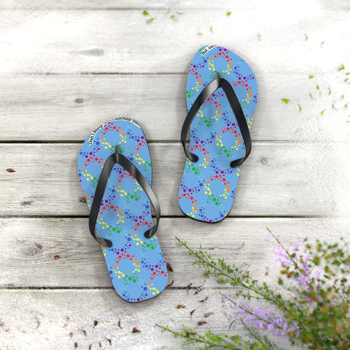 Autism Awareness Flip Flops