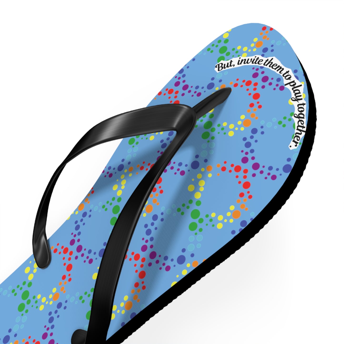 Autism Awareness Flip Flops