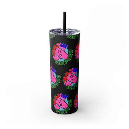 Deals On Diapers Skinny Tumbler with Straw, 20oz