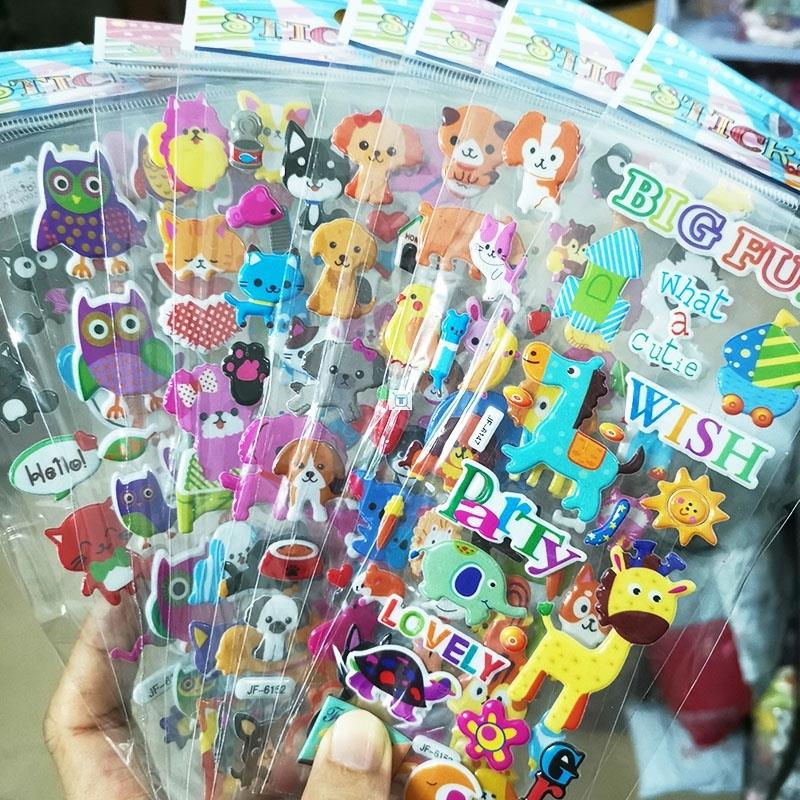 KiDS SticKerS 40 20 Different SheetS 3D Puffy BulK SticKerS