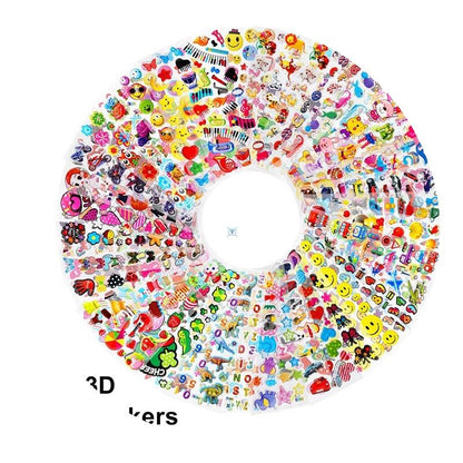 KiDS SticKerS 40 20 Different SheetS 3D Puffy BulK SticKerS