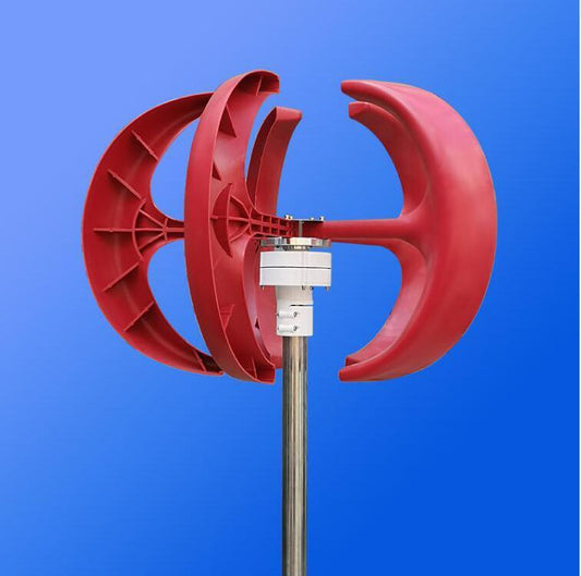 300W Red Lantern Shaped Miniature Wind Turbine Wind Generator Set
