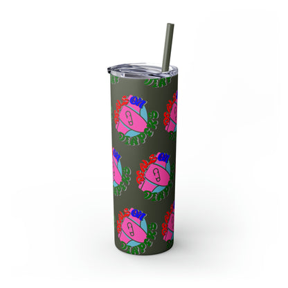 Deals On Diapers Skinny Tumbler with Straw, 20oz