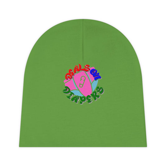 Deals On Diapers Baby Beanie (Green)