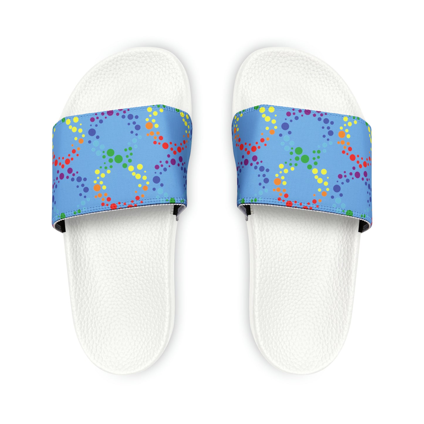 Autism Awareness Youth PU Slide Sandals