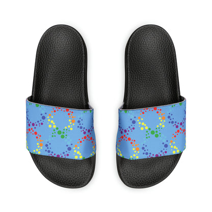 Autism Awareness Youth PU Slide Sandals