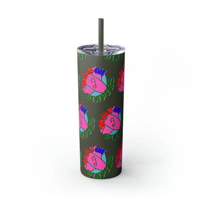 Deals On Diapers Skinny Tumbler with Straw, 20oz