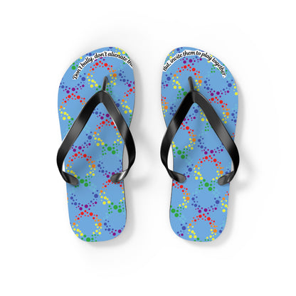 Autism Awareness Flip Flops