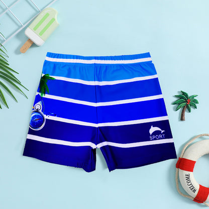 Quick-drying Breathable Cute Cartoon Children's Swimming Trunks