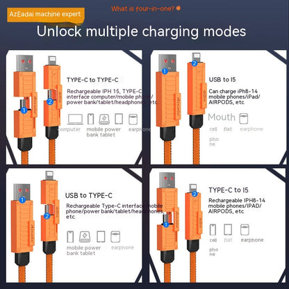 Armor Series 65W Fast Charge Data Cable Two Drag Two