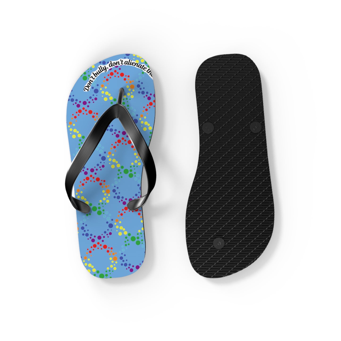 Autism Awareness Flip Flops