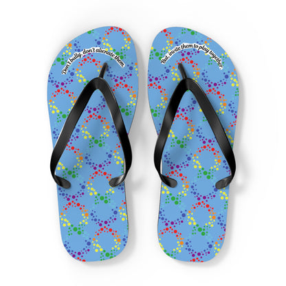 Autism Awareness Flip Flops