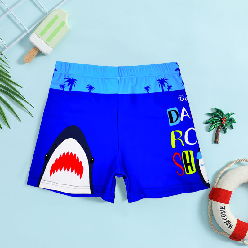 Quick-drying Breathable Cute Cartoon Children's Swimming Trunks