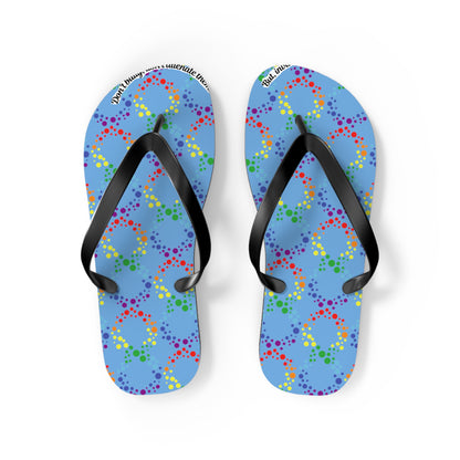 Autism Awareness Flip Flops